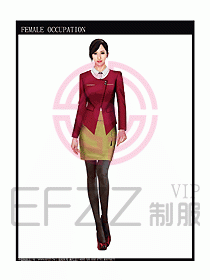 專(zhuān)賣(mài)店?duì)I業(yè)員服裝設(shè)計(jì)圖1036