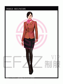 專賣店?duì)I業(yè)員服裝設(shè)計(jì)圖1042