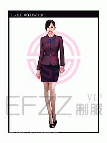 專賣店營業員服裝設計圖1056