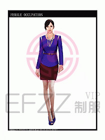 專賣店營業員服裝設計圖1063
