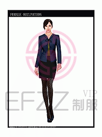 專賣店營業員服裝設計圖1081