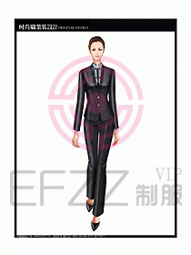專賣店營業員服裝設計圖1118