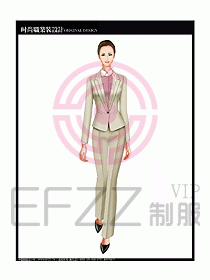 專賣店營業員服裝設計圖1114