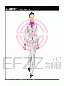 專賣店營業(yè)員服裝設計圖1116