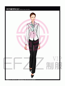 專賣店營業員服裝設計圖1133