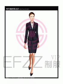 專賣店營業員服裝設計圖1142