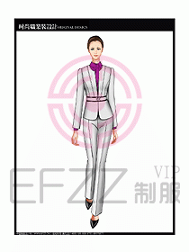 專賣店營業員服裝設計圖1141