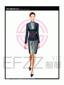 專賣店營業員服裝設計圖1153