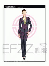 專賣店營業員服裝設計圖1162