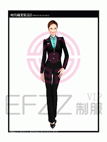 專賣店營業(yè)員服裝設(shè)計圖1161