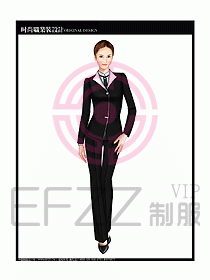 專賣店營業員服裝設計圖1172