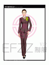 專賣店營業員服裝設計圖1175