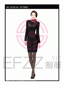 專賣店營業(yè)員服裝設計圖1203