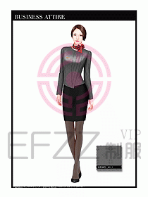 專賣店營業(yè)員服裝設計圖1202