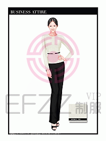 專賣店營業員服裝設計圖1211