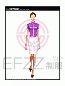 女職業(yè)裝短袖襯衫設(shè)計(jì)圖205