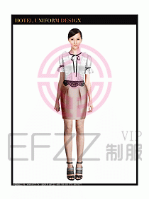 女職業(yè)裝短袖襯衫設(shè)計(jì)圖261