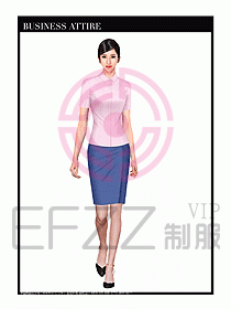 女職業(yè)裝短袖襯衫設(shè)計(jì)圖288
