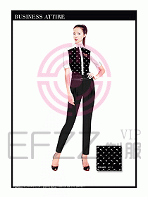 女職業(yè)裝短袖襯衫設(shè)計(jì)圖323