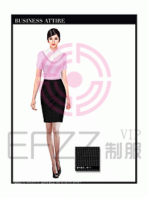 女職業(yè)裝短袖襯衫設計圖322