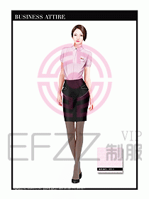 女職業(yè)裝短袖襯衫設(shè)計圖327