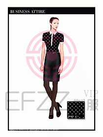 女職業裝短袖襯衫設計圖336