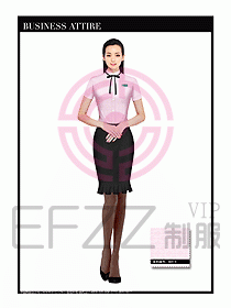 女職業裝短袖襯衫設計圖338