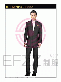 酒店大堂服務員制服設計圖684