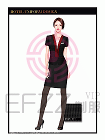 酒店大堂服務員制服設計圖711