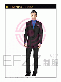 酒店大堂服務(wù)員制服設(shè)計圖715