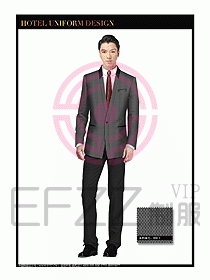 酒店大堂服務員制服設計圖725