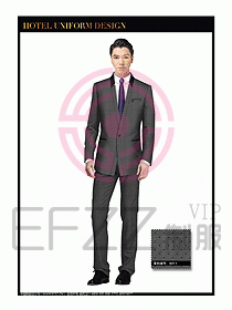 酒店大堂服務員制服設計圖724
