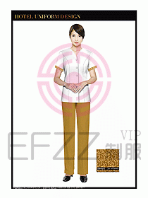 SPA按摩技師制服設計圖836