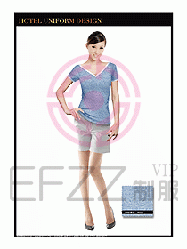SPA按摩技師制服設(shè)計(jì)圖839