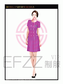 SPA按摩技師制服設計圖864