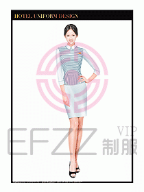 SPA按摩技師制服設計圖870