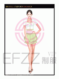 SPA按摩技師制服設計圖883