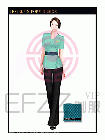 SPA按摩技師制服設計圖903