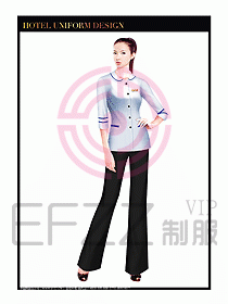 SPA按摩技師制服設計圖912