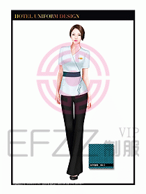 SPA按摩技師制服設(shè)計(jì)圖930