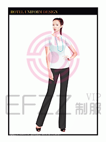 SPA按摩技師制服設(shè)計(jì)圖942