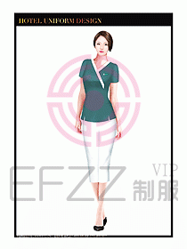 SPA按摩技師制服設計圖940