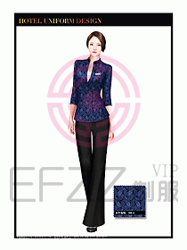 SPA按摩技師制服設計圖950