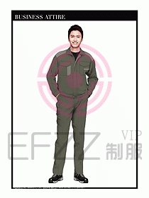 春秋款工程服服裝設計圖856