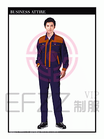 春秋款工程服服裝設計圖935