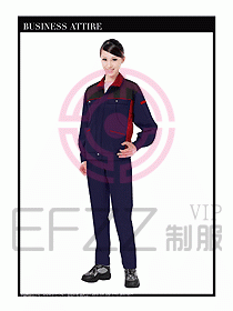 春秋款工程服服裝設計圖968