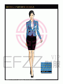 桑拿水療會(huì)所前臺(tái)服務(wù)員制服227