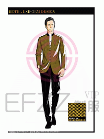 桑拿水療會所前臺服務員制服236