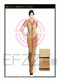 SPA按摩技師制服設計圖952