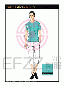 SPA按摩技師制服設計圖972